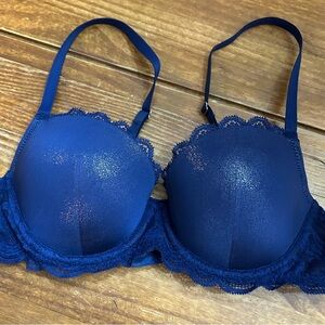 Victoria's Secret Navy Lace Bra
